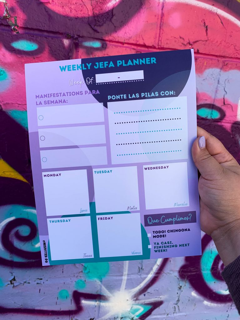 Weekly Jefa Planner